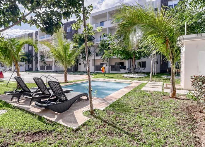 Depa De Elias 410 @ Selvanova 6C Playa del Carmen acceptant les animaux